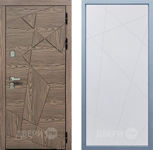 Входная металлическая Дверь Дива МД-97/2 Д-11 Белый в Ногинск