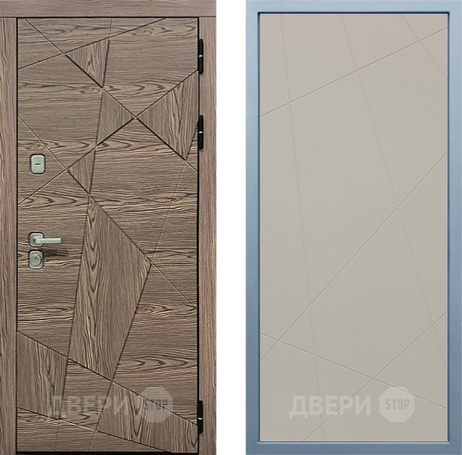 Входная металлическая Дверь Дива МД-97/2 Д-11 Шампань в Ногинск