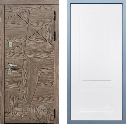 Входная металлическая Дверь Дива МД-97/2 Н-7 Белый в Ногинск