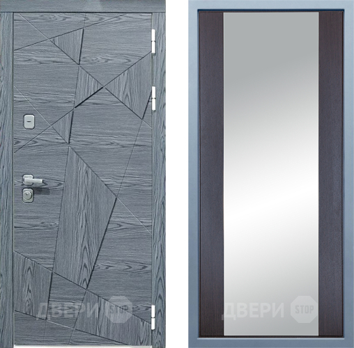 Входная металлическая Дверь Дива МД-97/3 Д-15 Зеркало Венге в Ногинск