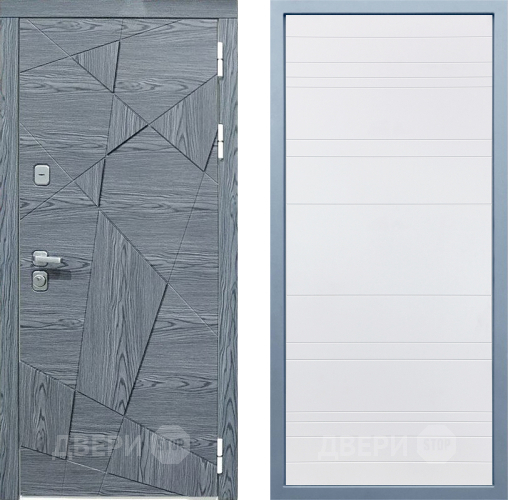 Входная металлическая Дверь Дива МД-97/3 Д-5 Белый в Ногинск