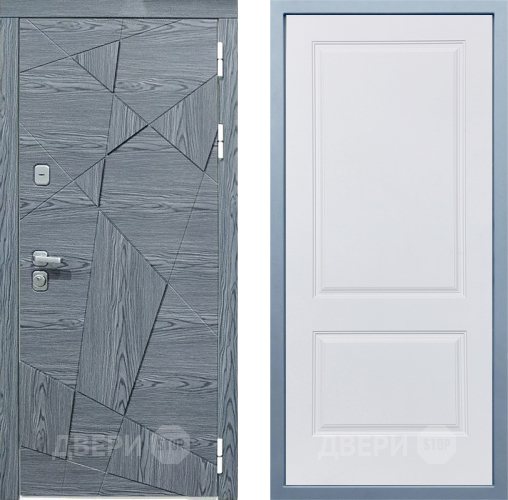 Входная металлическая Дверь Дива МД-97/3 Д-7 Белый в Ногинск