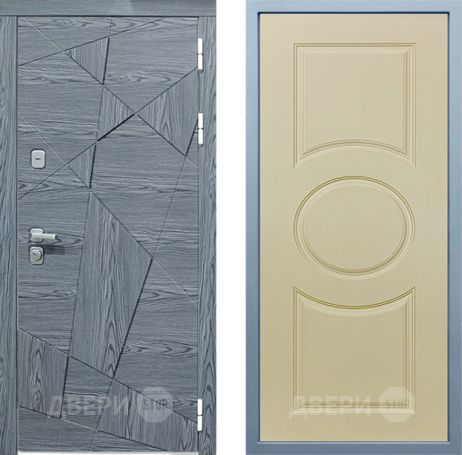 Входная металлическая Дверь Дива МД-97/3 Д-8 Шампань в Ногинск