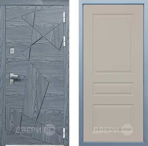 Входная металлическая Дверь Дива МД-97/3 Д-13 Шампань в Ногинск