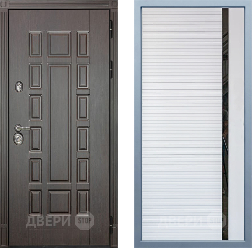 Входная металлическая Дверь Дива МД-38 МХ-45 Белый матовый в Ногинск