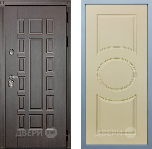 Входная металлическая Дверь Дива МД-38 Д-8 Шампань в Ногинск