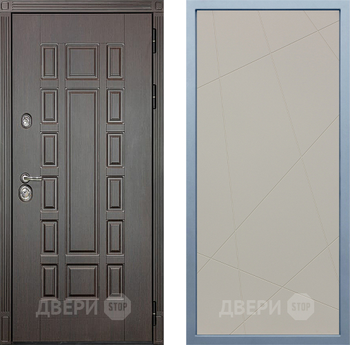 Входная металлическая Дверь Дива МД-38 Д-11 Шампань в Ногинск