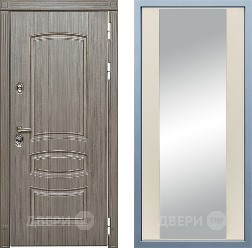 Входная металлическая Дверь Дива МД-42 Д-15 Зеркало Шампань в Ногинск