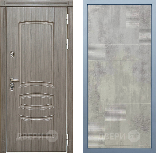 Входная металлическая Дверь Дива МД-42 Д-4 Бетон темный в Ногинск