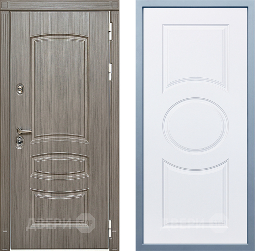 Входная металлическая Дверь Дива МД-42 Д-8 Белый в Ногинск