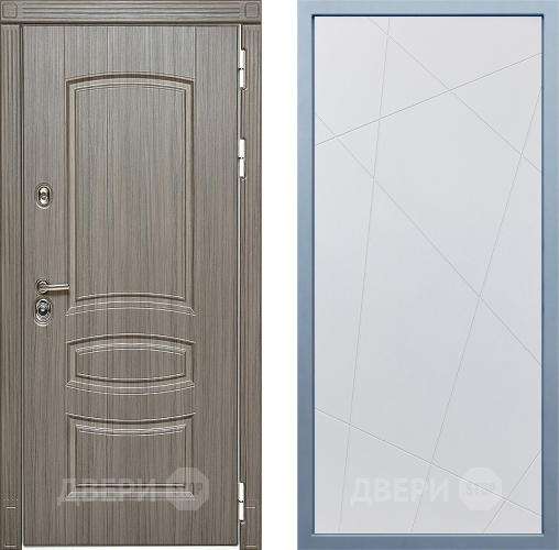 Входная металлическая Дверь Дива МД-42 Д-11 Белый в Ногинск