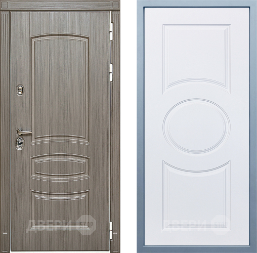 Входная металлическая Дверь Дива МД-42 М-30 Белый в Ногинск