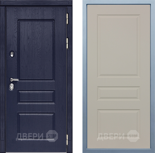 Входная металлическая Дверь Дива МД-45 Д-13 Шампань в Ногинск