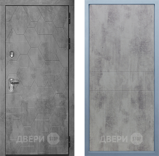 Входная металлическая Дверь Дива МД-51 М-1 Бетон темный в Ногинск