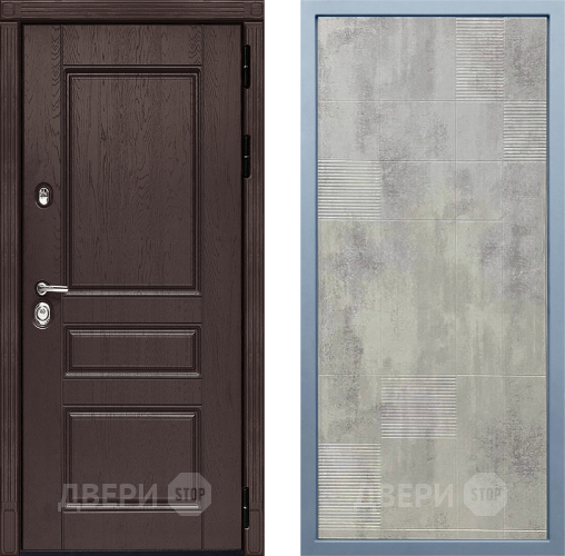 Дверь Дива МД-90 Д-4 Бетон темный в Ногинск