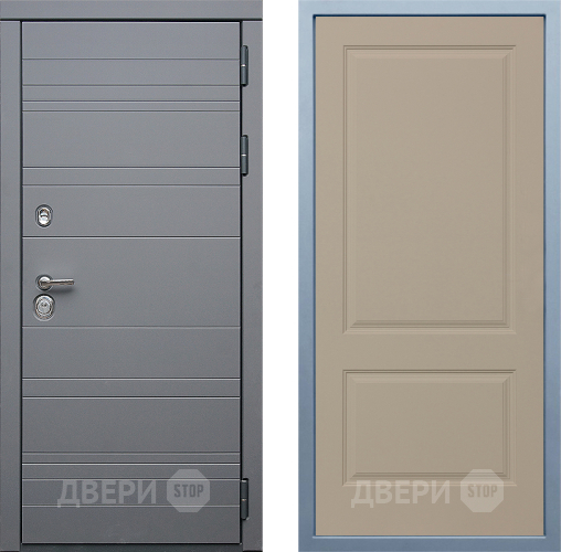 Входная металлическая Дверь Дива МД-39 Д-7 Шампань в Ногинск