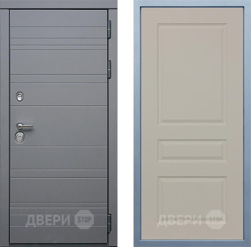 Входная металлическая Дверь Дива МД-39 Д-13 Шампань в Ногинск