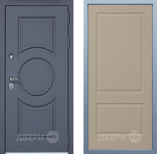 Входная металлическая Дверь Дива МХ-30 STR Д-7 Шампань в Ногинск