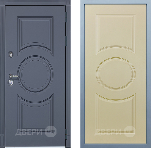 Входная металлическая Дверь Дива МХ-30 STR Д-8 Шампань в Ногинск