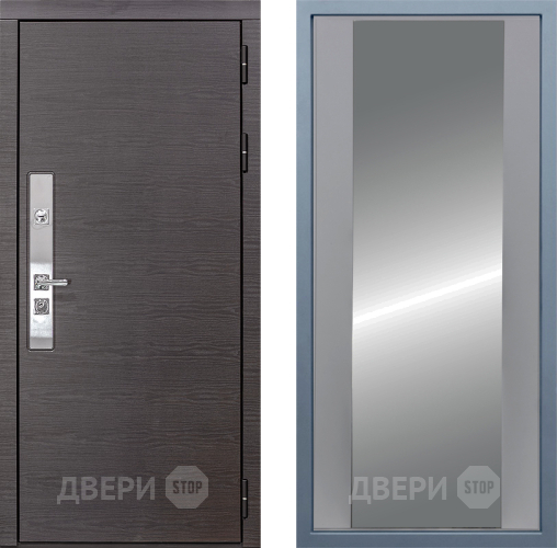 Входная металлическая Дверь Дива МХ-39 STR Д-15 Зеркало Силк Маус в Ногинск