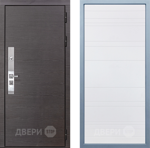 Входная металлическая Дверь Дива МХ-39 STR Д-5 Белый в Ногинск