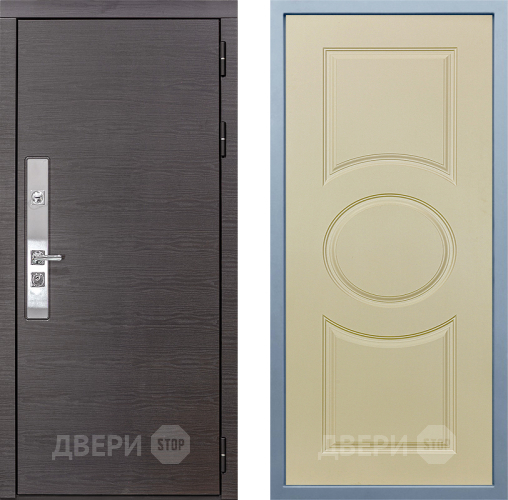 Входная металлическая Дверь Дива МХ-39 STR Д-8 Шампань в Ногинск