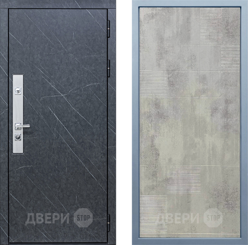 Входная металлическая Дверь Дива МХ-26 STR Д-4 Бетон темный в Ногинск