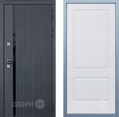 Входная металлическая Дверь Дива МХ-46 STR Д-7 Белый в Ногинск