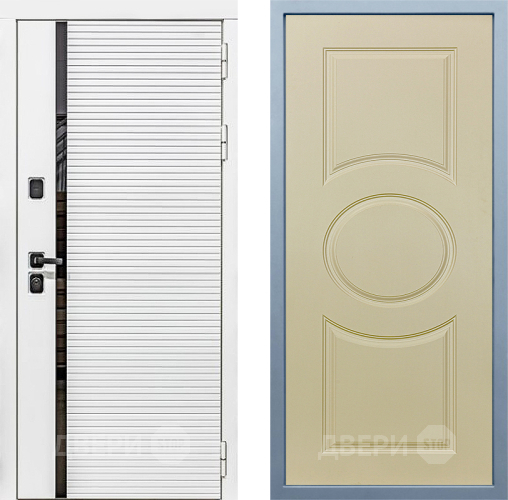 Дверь Дива МХ-45 Белая STR Д-8 Шампань в Ногинск