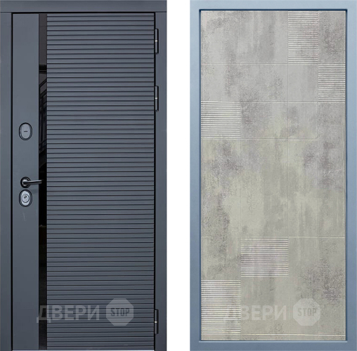 Дверь Дива МХ-45 STR Д-4 Бетон темный в Ногинск