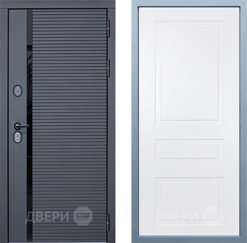 Дверь Дива МХ-45 STR Н-13 Белый в Ногинск