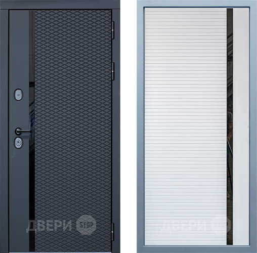 Входная металлическая Дверь Дива МХ-47 STR МХ-45 Белый матовый в Ногинск