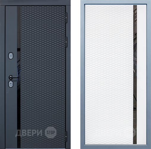 Входная металлическая Дверь Дива МХ-47 STR МХ-47 Белый матовый в Ногинск