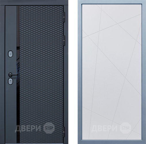 Входная металлическая Дверь Дива МХ-47 STR Д-11 Белый в Ногинск