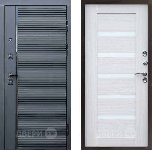 Дверь Престиж Черная Линия Царга Лиственница белая в Ногинск