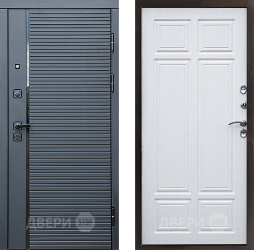 Входная металлическая Дверь Престиж Черная Линия Премиум Лиственница белая в Ногинск