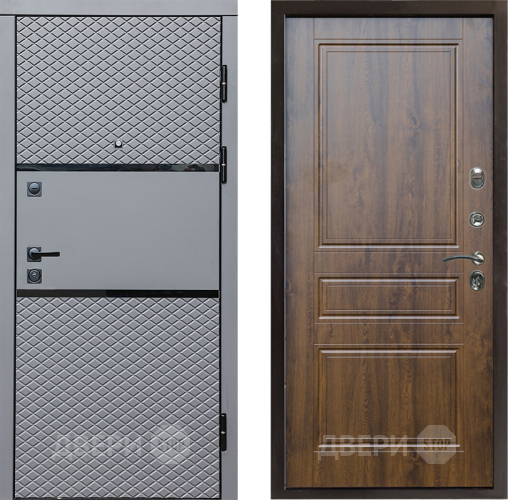 Входная металлическая Дверь Престиж Ромб Классика Дуб в Ногинск