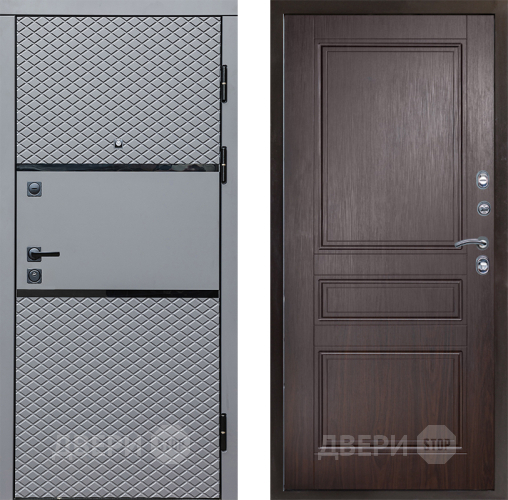 Входная металлическая Дверь Престиж Ромб Классика Венге в Ногинск