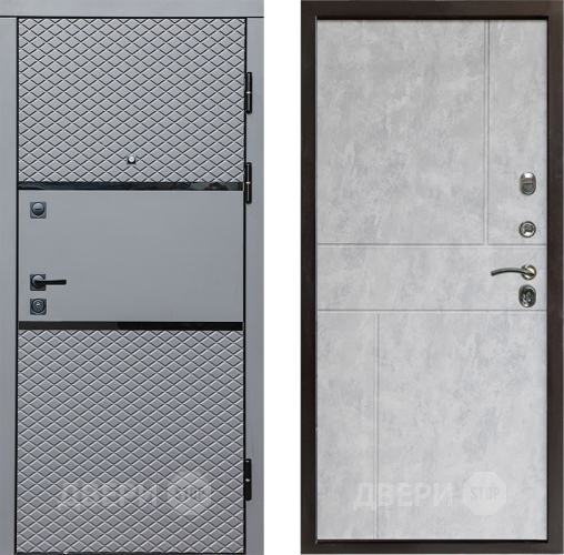 Дверь Престиж Ромб Горизонт Бетон светлый в Ногинск