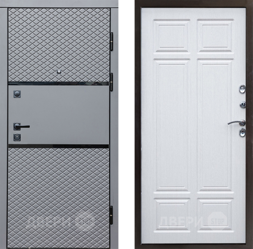 Дверь Престиж Ромб Премиум Лиственница белая в Ногинск