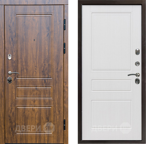 Входная металлическая Дверь Престиж Классика Дуб Классика Белое дерево в Ногинск