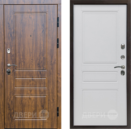 Входная металлическая Дверь Престиж Классика Дуб Классика Белый матовый в Ногинск