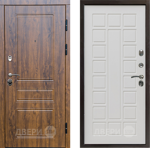 Входная металлическая Дверь Престиж Классика Дуб Престиж Бежевый мат в Ногинск