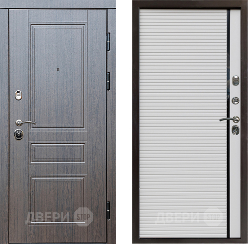 Входная металлическая Дверь Престиж Классика Венге Porte Белый в Ногинск