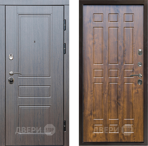 Входная металлическая Дверь Престиж Классика Венге Спарта Дуб в Ногинск