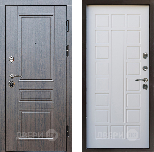 Входная металлическая Дверь Престиж Классика Венге Престиж Белое дерево в Ногинск