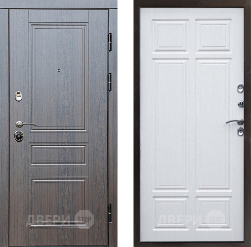 Входная металлическая Дверь Престиж Классика Венге Премиум Лиственница белая в Ногинск