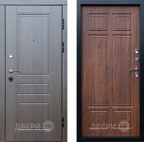 Входная металлическая Дверь Престиж Классика Венге Премиум Орех темный в Ногинск