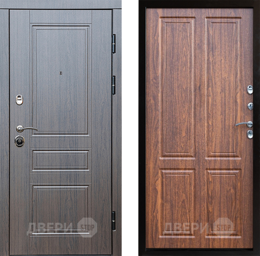 Входная металлическая Дверь Престиж Классика Венге Премиум Орех светлый в Ногинск