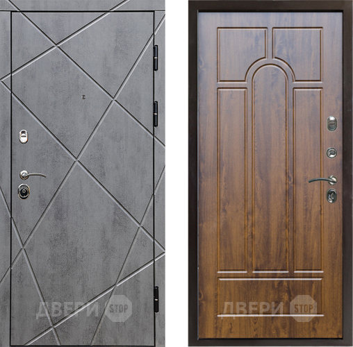 Входная металлическая Дверь Престиж Лучи Арка Дуб в Ногинск